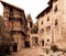 Quiet street in Italian town