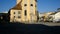 Quiet street in linz, upper austria