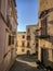 Quiet street in Naples Italy