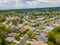 Quiet street in small american town