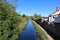 A quiet stretch of the Grand Western canal at Sampford Peverell in Devon, England