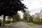 Quiet suburban street in Dublin.