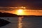 Quiet sunset in Nelson Bay
