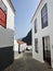 A quiet winding street in the Canary Islands