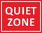 Quiet zone sign. Silence icon. Poster silent please. Red symbol quiet zone isolated on background. Do not disturb. Don speak loud.