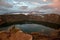 Quilotoa caldera and lake, Andes