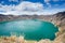 Quilotoa crater lake, Ecuador