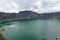 Quilotoa lake, a crater lake of the dormant vulcano Quilotoa in Ecuador, South America