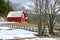 Quilt Barn in Winter