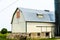 Quilt Barn with Wood Pile