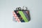 Quilted patchwork notion pouch, scissors and seam ripper