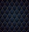 Quilted seamless pattern. Black color.