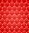 Quilted seamless pattern. Red color