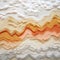 Quilted Waves: A White Paper With Colored Organic Landscapes