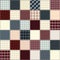 Quilting design in chess order