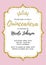 QuinceaÃ±era Birthday Party for Girl 15 years vector printable invitation card