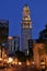 Quincy Market and Custom House Tower at Night