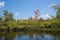 Quinebaug River Canoe Trail in East Brimfield, Massachusetts