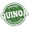 Quinoa sign or stamp