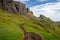 The Quiraing - Destination with easy and advanced mountain hikes with beautiful scenic views on the Isle of Skye, Portree