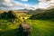 Quiraing Pass Skye Island Scotland landmark autumn sunset