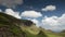 Quiraing range of mountains in isle of skye