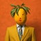 Quirky Anthropomorphic Illustration: Mango As A Person