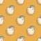 Quirky apple seamless pattern