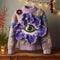 Quirky Charm: Handcrafted Iris Inspired By Ugly Christmas Sweaters