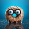 Quirky Donut With Big Eyes: A Playful Twist On A Classic Treat
