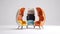 Quirky Futuristic Chairs With Emotive Faces In Vibrant Colors