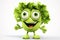 Quirky Vegetable Mascot 3D Lettuce Character