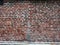 Quirky vintage grunge brick wall background