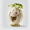 The Quirky World of Vegetables: Celery Root with a Sense of Humor. Generative AI.