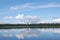 Quistococha lake reflections, Iquitos, Peru