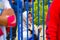 QUITO, ECUADOR - JULY 7, 2015: A woman covered her head attends to pope Francisco mass in Ecuador