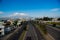 QUITO, ECUADOR- MAY 23, 2017: Main avenue, highway with cars on the road in the city of Quito