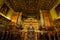 QUITO, ECUADOR - OCTOBER 23, 2017: Interior view of the Church and Convent of Saint Francis in Quito, Ecuador