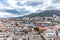 Quito, Equador - September 26, 2022: panorama of the capital city