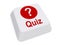 Quiz button with question mark