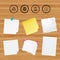 Quiz icons. Checklist and brainstorm symbols.