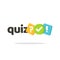 Quiz logo icon vector symbol, flat cartoon bubble speeches with question and check mark signs as competition game or