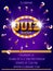 Quiz night announcement poster design web banner background vector illustration. Pub quiz held in a pub or bar, night club. Modern