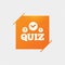 Quiz sign icon. Questions and answers game.