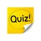 Quiz symbol. Answer question sign. Vector