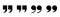 Quotation mark set. Comma symbol in black. Quote symbol. Quotation remark. Comma sign