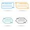 Quotation Speech banner. Quote vector set icon.