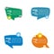 Quote chat bubble logo