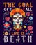 Quote goal of all life is death, Mexican holiday