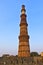 Qutb Minar, Delhi, the tallest brick minaret